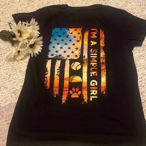 Super cute I am a simple girl T-shirt